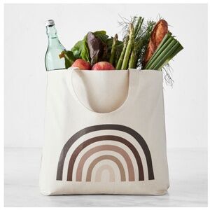 Williams Sonoma x NAACP Off White "Shades of Brown" Durable Cotton Tote NEW BNIB